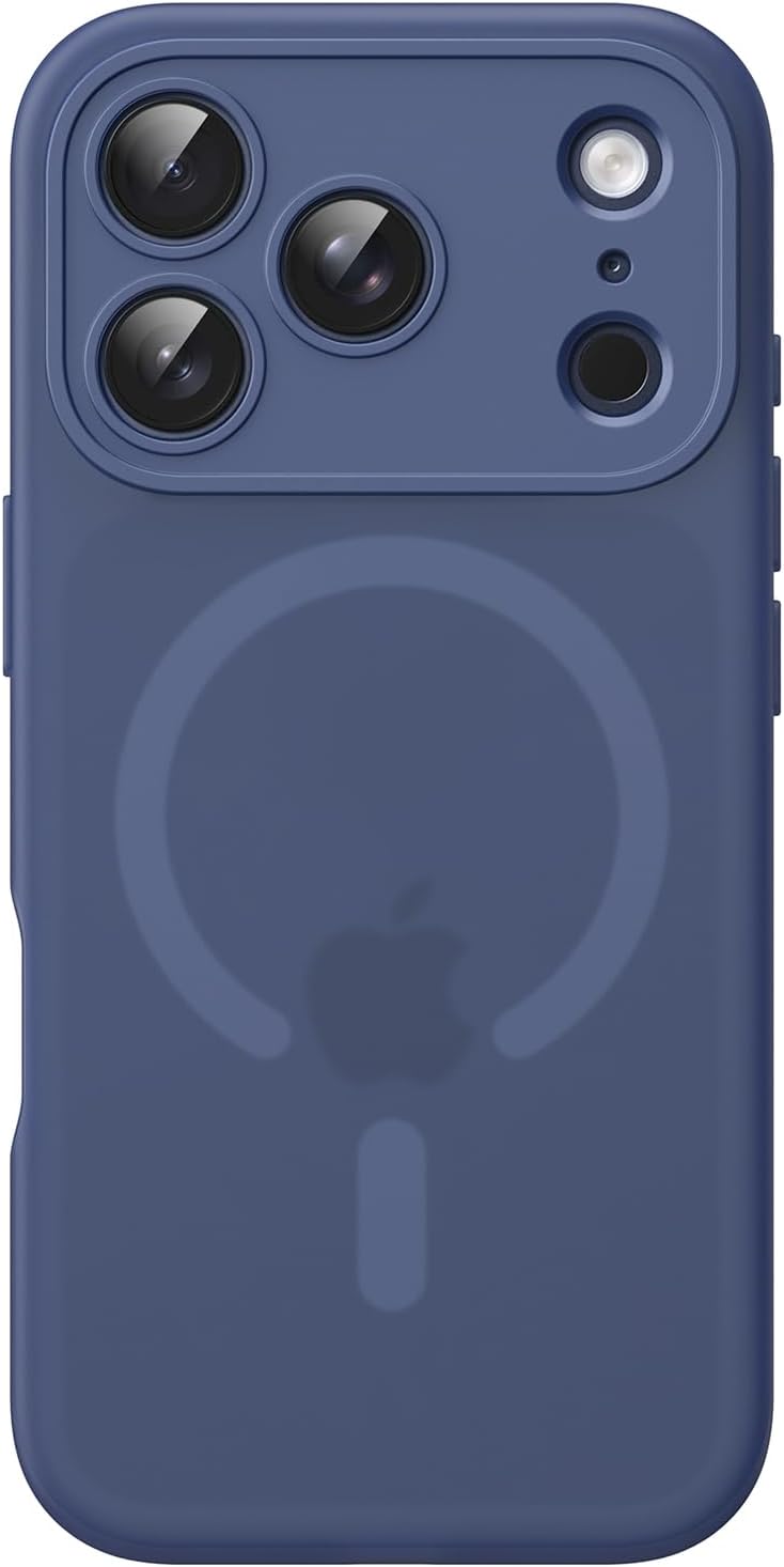 AMOSTING Matte Case for iPhone 17 Pro(Deep Blue)