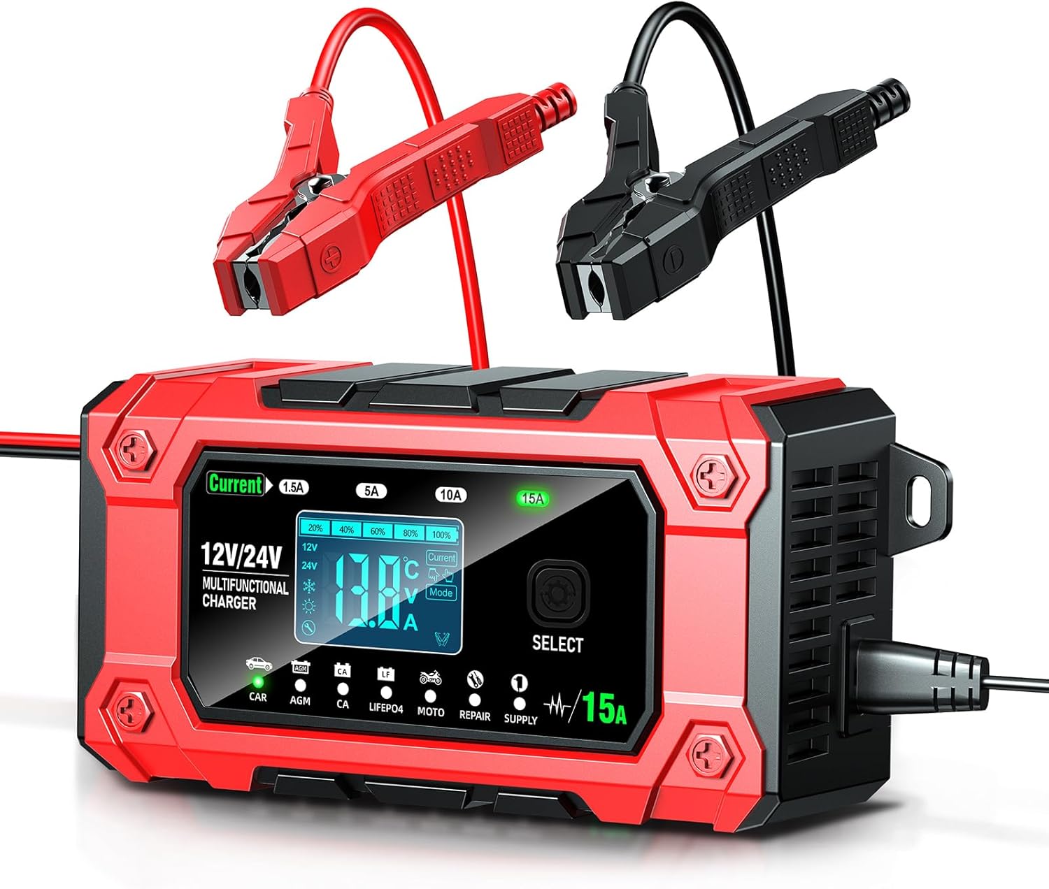 AMOSTING Battery Charger 15A