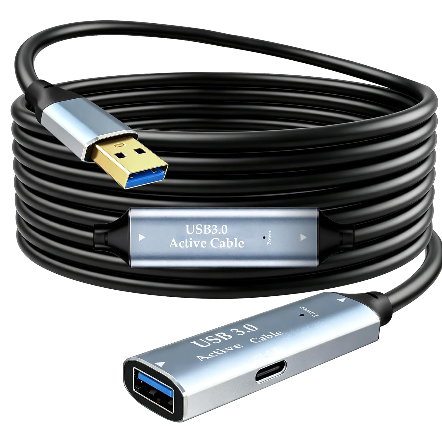 AMOSTING USB 3.0 Active Extension Cable