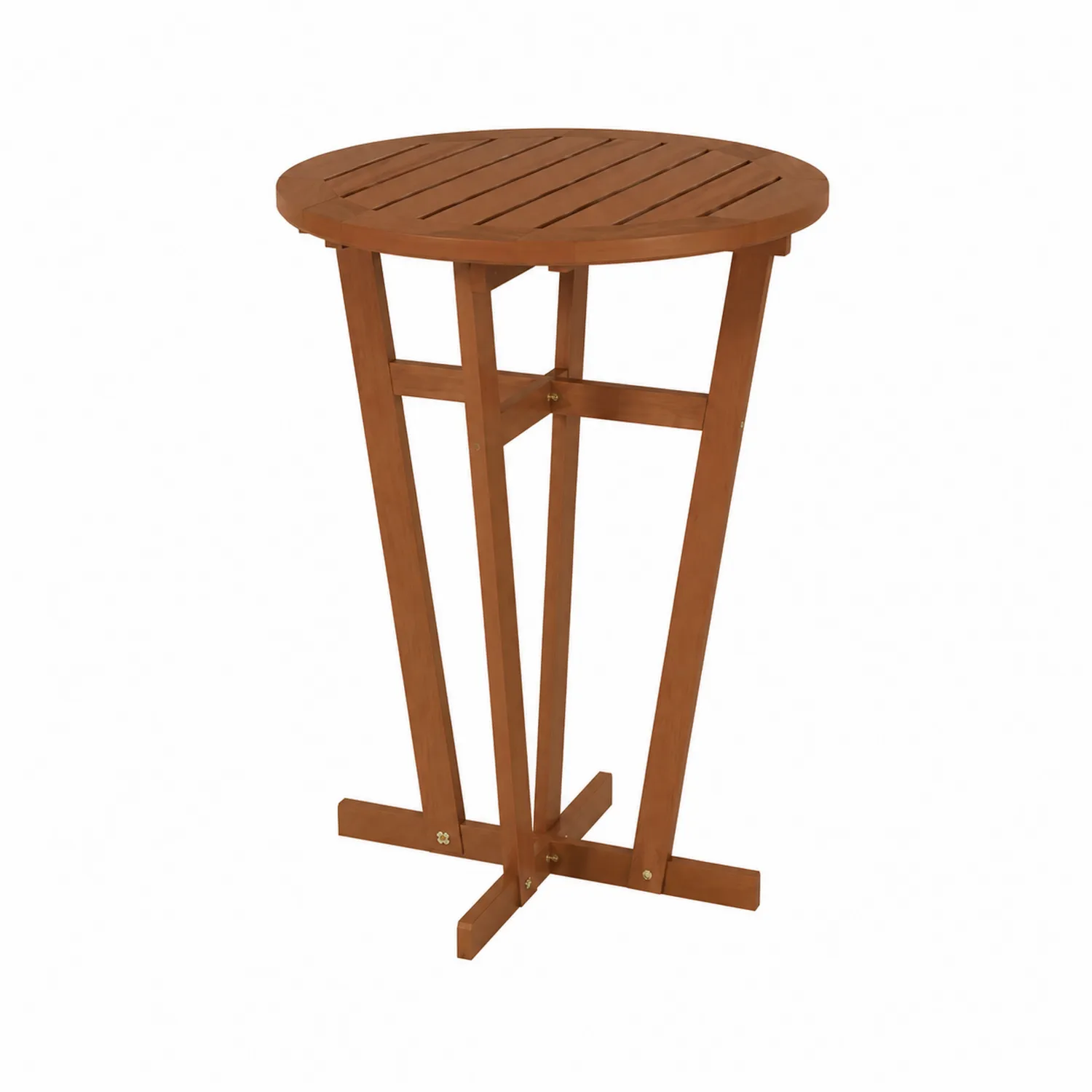 Table ronde en bois d'acacia 110 cm