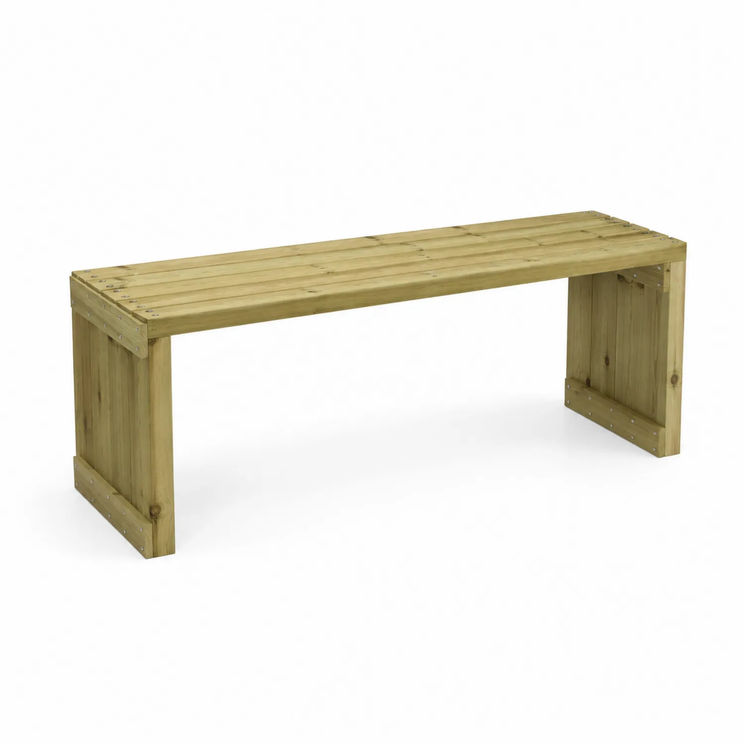 Banc en bois de pin pour extérieur 180 cm