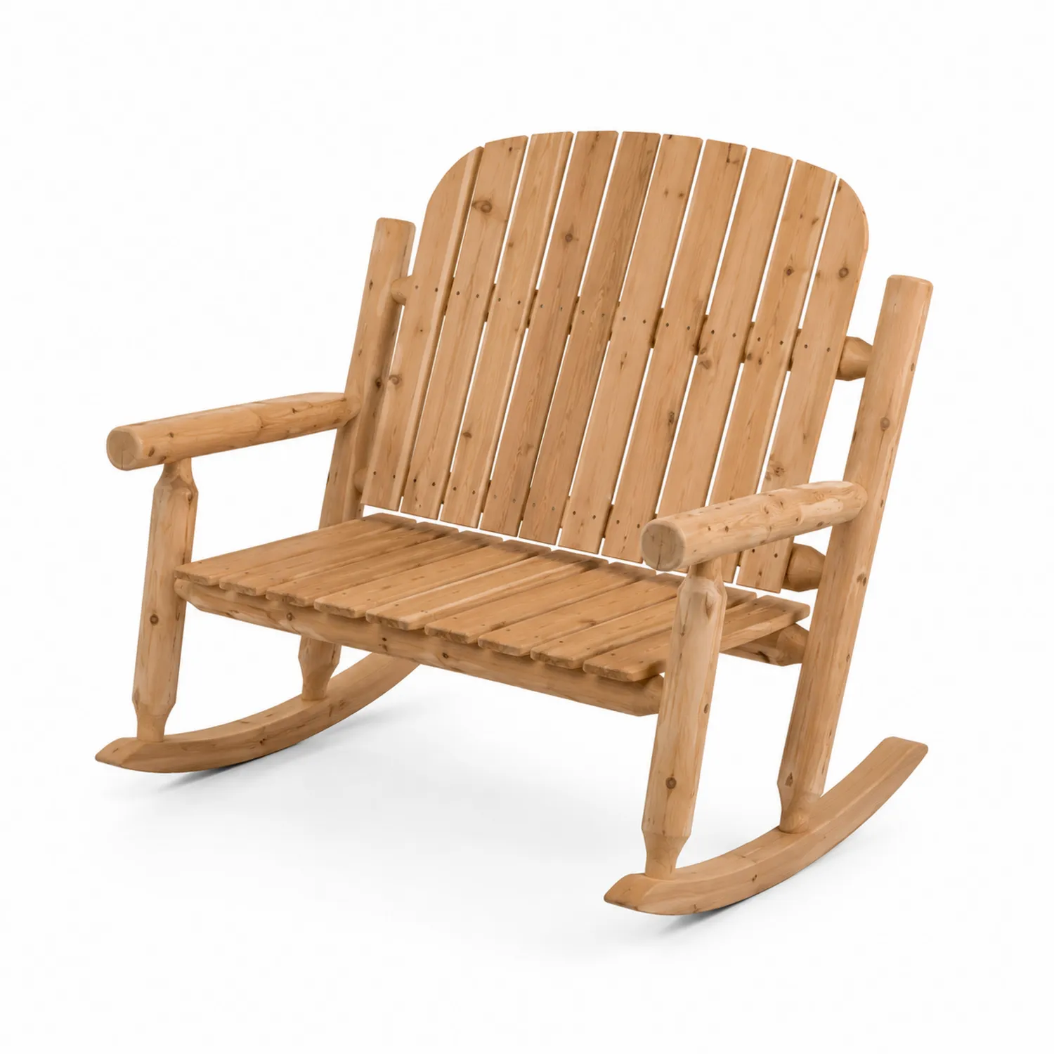 Banc à bascule en bois de cèdre