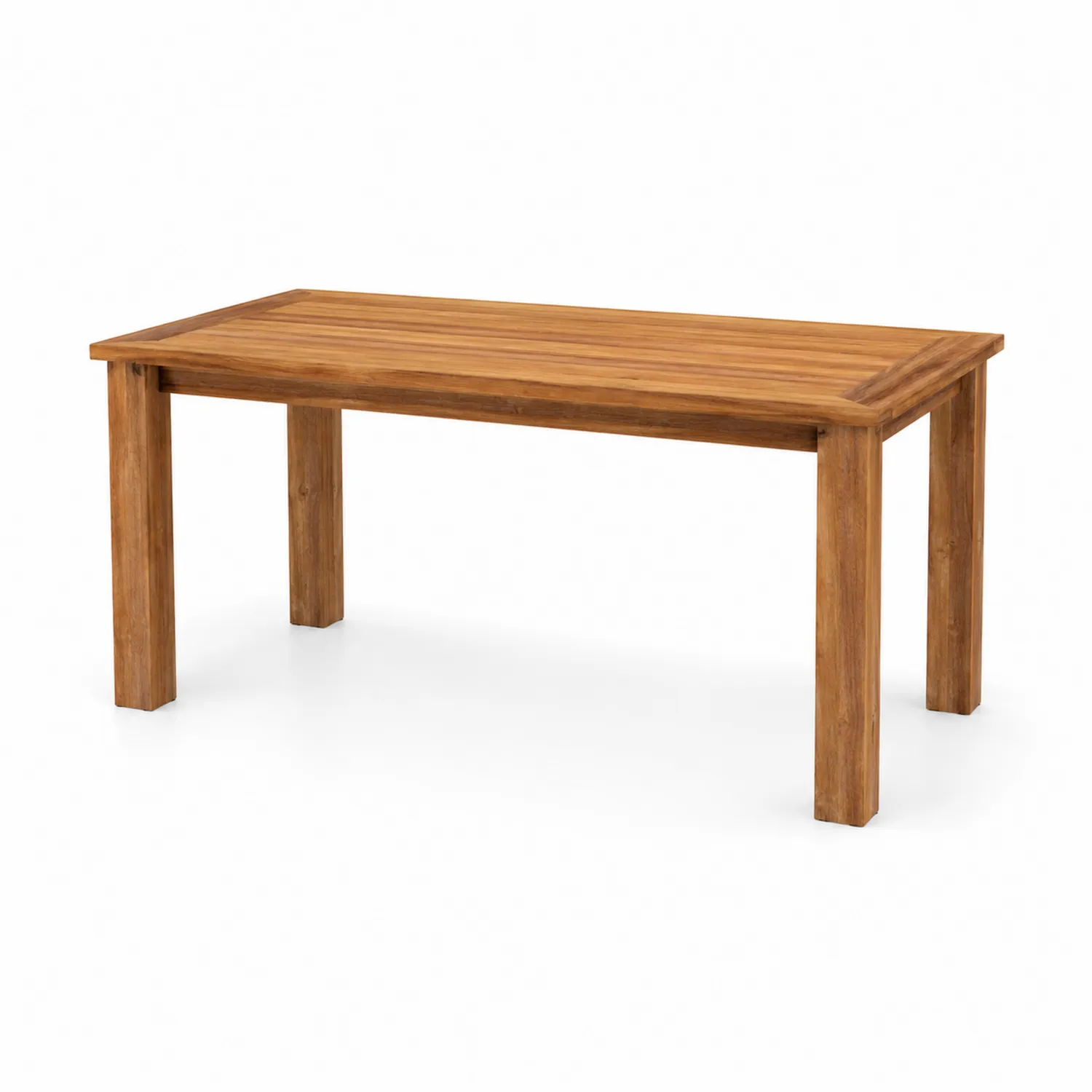 Table rectangulaire en bois pour extérieur 150x90x75 cm