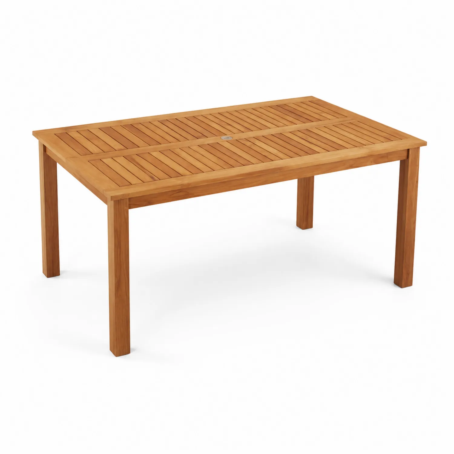 Table de jardin en bois de teck 180x90 cm