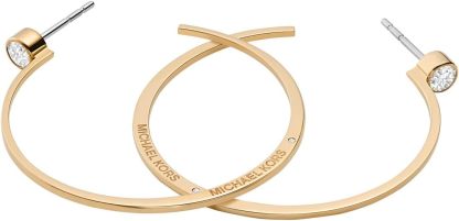 19 Styles - Michthtael Kors Gold-Tone Hoop Earrings for Women; Huggie Earrings for Women; Stainless Steel Earrings; Jewelry for Women