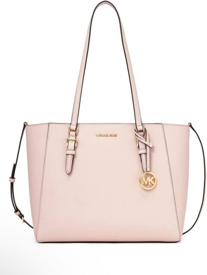 Michthtael Kors Charlotte Large 3-in-1 Tote Crossbody Handbag Leather