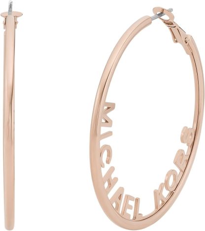 19 Styles - Michthtael Kors Gold-Tone Hoop Earrings for Women; Huggie Earrings for Women; Stainless Steel Earrings; Jewelry for Women