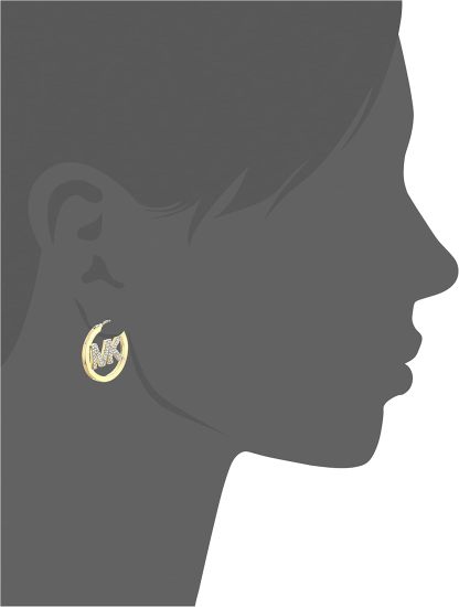 19 Styles - Michthtael Kors Gold-Tone Hoop Earrings for Women; Huggie Earrings for Women; Stainless Steel Earrings; Jewelry for Women