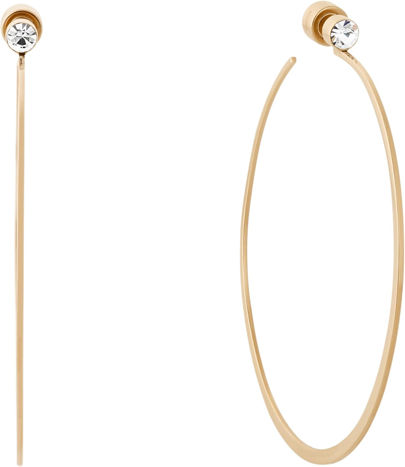 19 Styles - Michthtael Kors Gold-Tone Hoop Earrings for Women; Huggie Earrings for Women; Stainless Steel Earrings; Jewelry for Women
