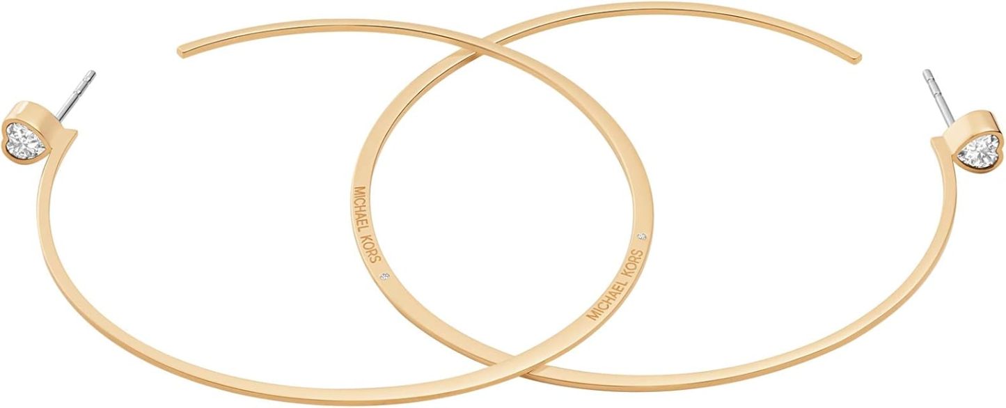 19 Styles - Michthtael Kors Gold-Tone Hoop Earrings for Women; Huggie Earrings for Women; Stainless Steel Earrings; Jewelry for Women