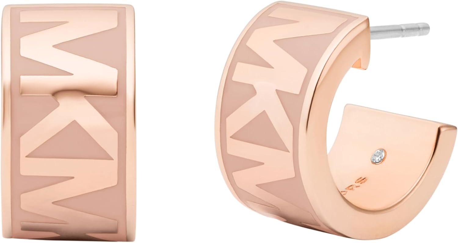 19 Styles - Michthtael Kors Gold-Tone Hoop Earrings for Women; Huggie Earrings for Women; Stainless Steel Earrings; Jewelry for Women