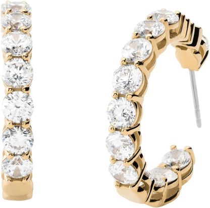 19 Styles - Michthtael Kors Gold-Tone Hoop Earrings for Women; Huggie Earrings for Women; Stainless Steel Earrings; Jewelry for Women