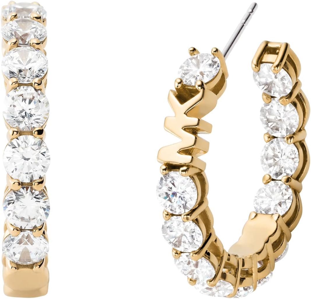 19 Styles - Michthtael Kors Gold-Tone Hoop Earrings for Women; Huggie Earrings for Women; Stainless Steel Earrings; Jewelry for Women