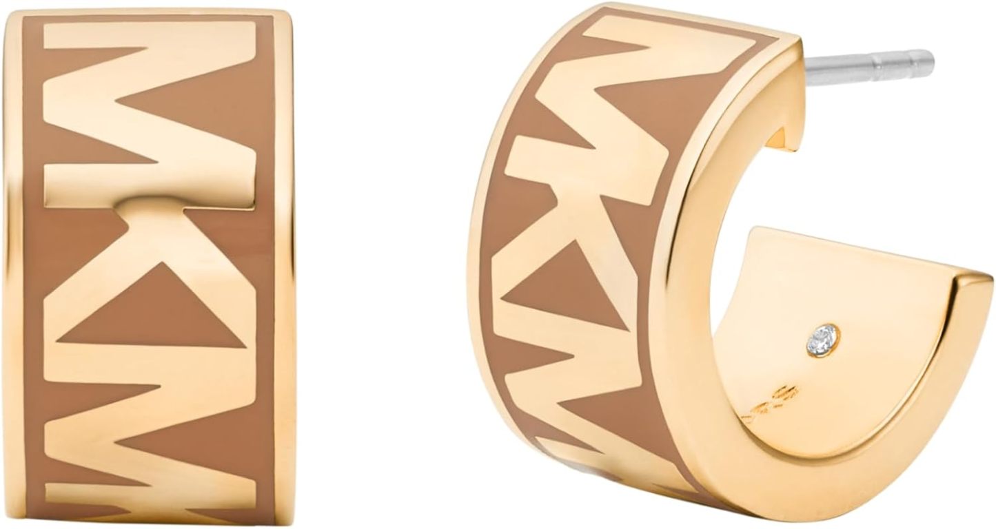 19 Styles - Michthtael Kors Gold-Tone Hoop Earrings for Women; Huggie Earrings for Women; Stainless Steel Earrings; Jewelry for Women