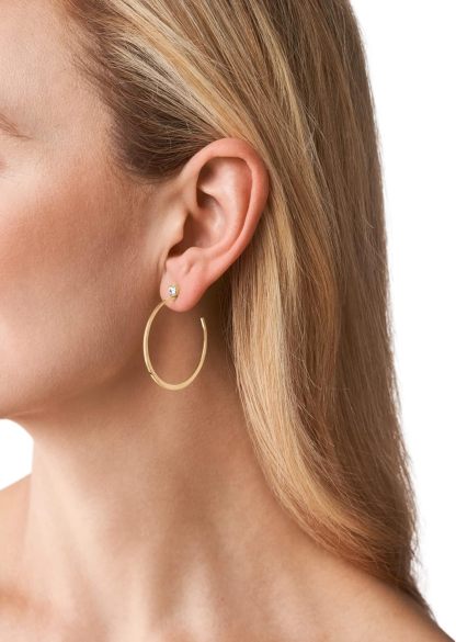 19 Styles - Michthtael Kors Gold-Tone Hoop Earrings for Women; Huggie Earrings for Women; Stainless Steel Earrings; Jewelry for Women