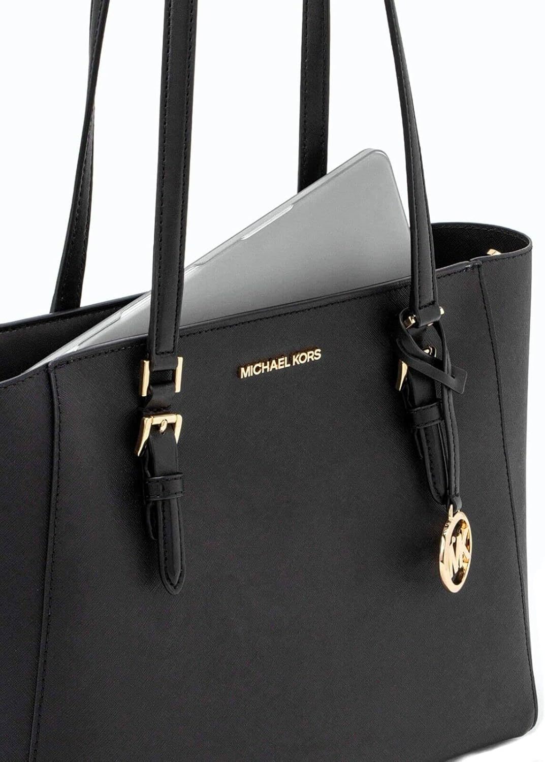 Michthtael Kors Charlotte Large 3-in-1 Tote Crossbody Handbag Leather