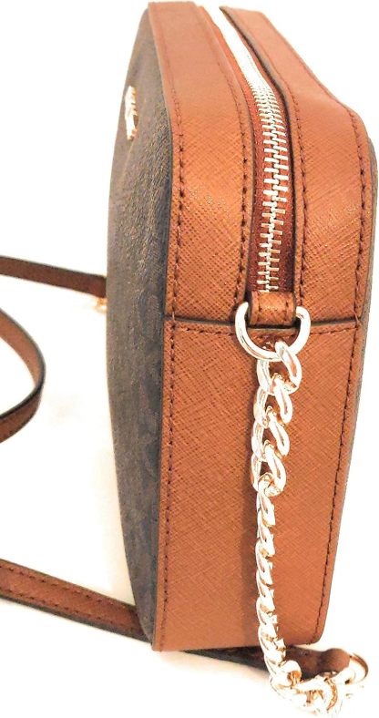 3 Styltes - Michthtael Kors Women's Jet Set Item Lg Crossbody Signature PVC
