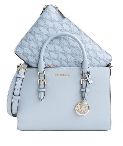 Michthtael Kors Charlotte LG Tote 3 IN1 leather shoulder bag + new