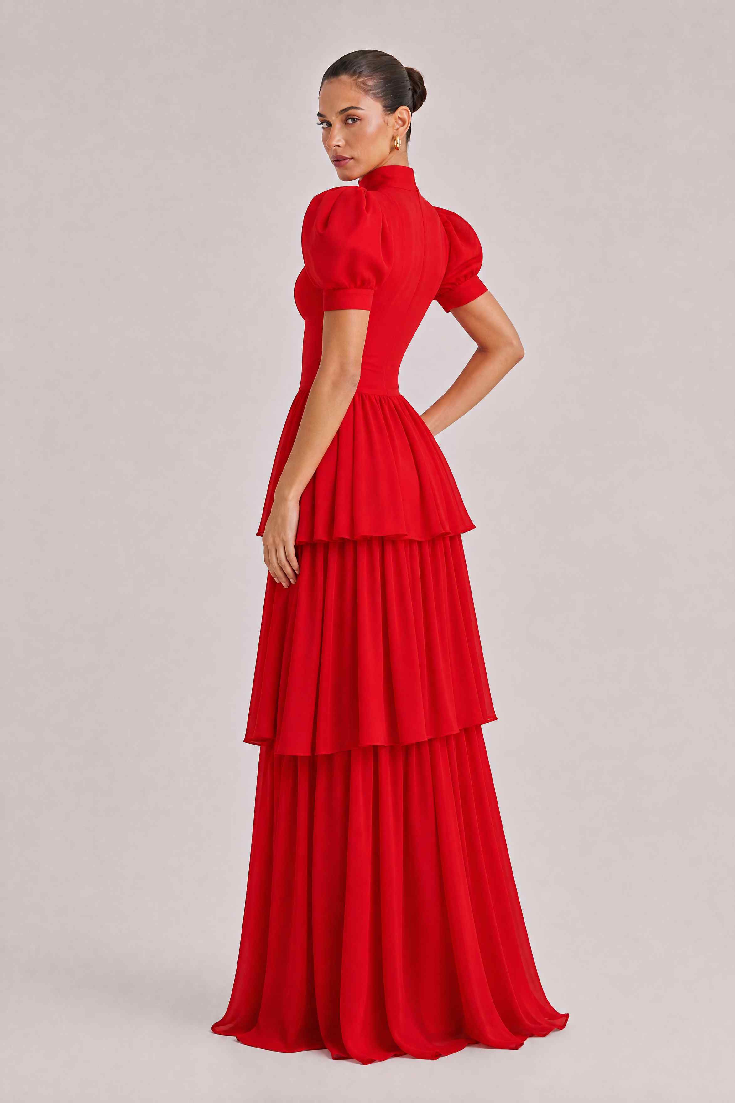 Retro Princess Multi-Layer Maxi Cake Dress