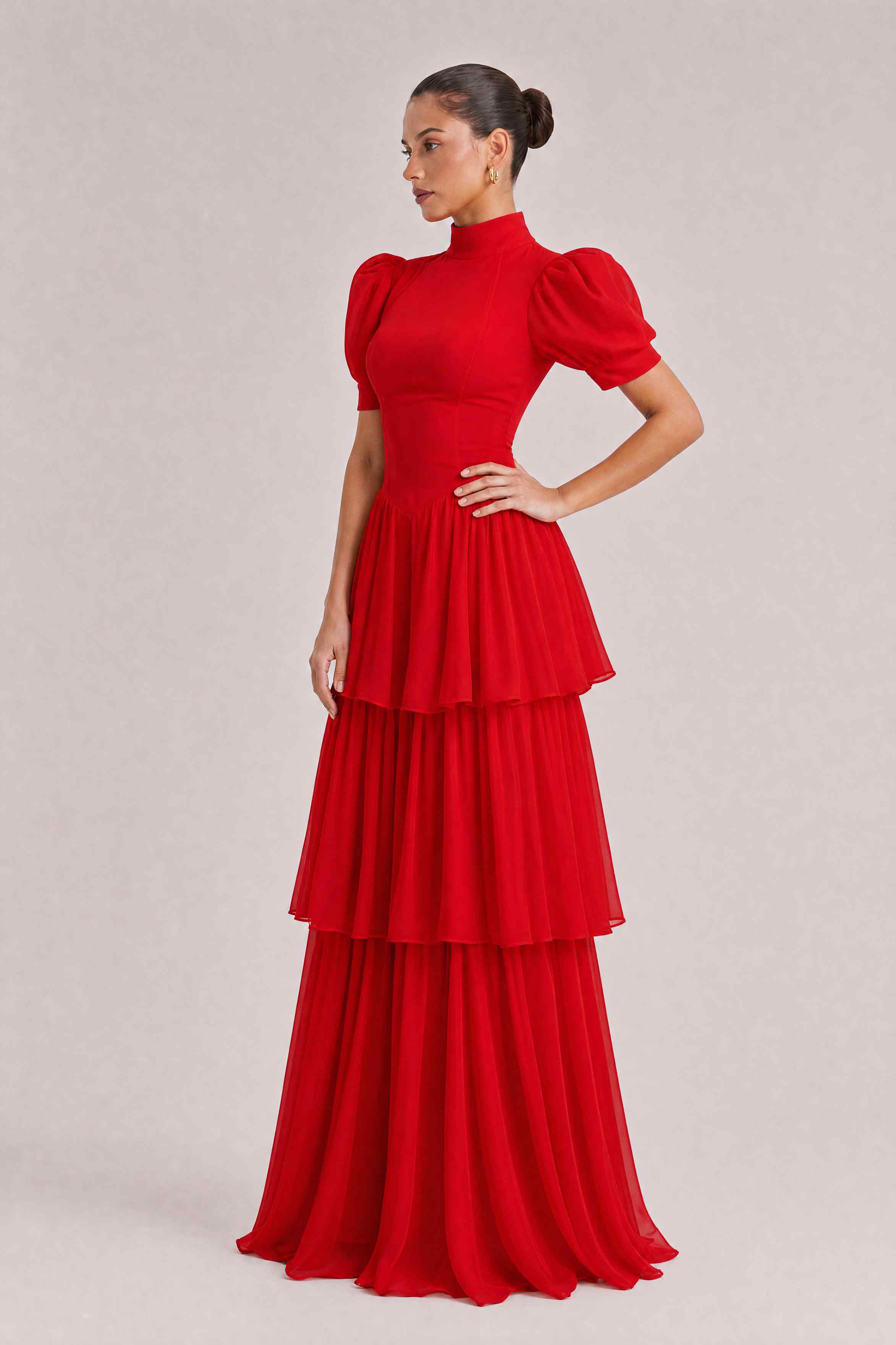 Retro Princess Multi-Layer Maxi Cake Dress