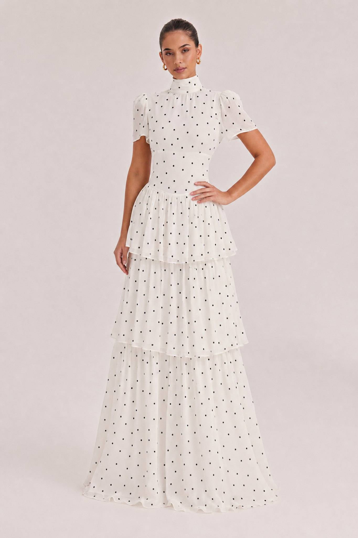 Retro Princess Multi-Layer Maxi Cake Dress
