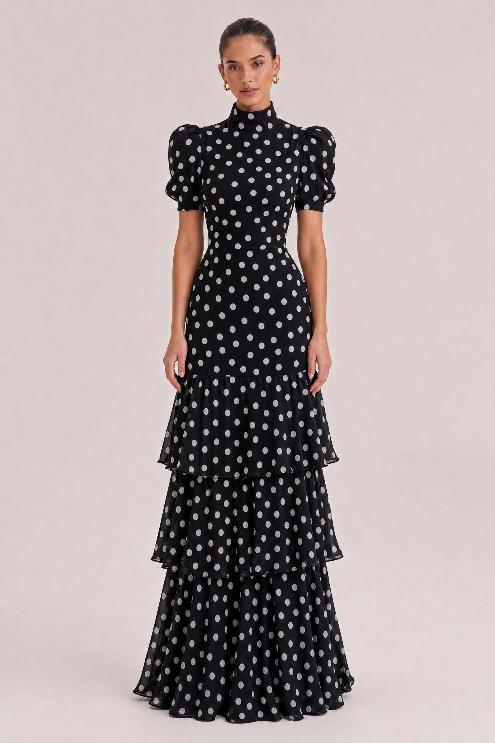 Retro Princess Multi-Layer Maxi Cake Dress
