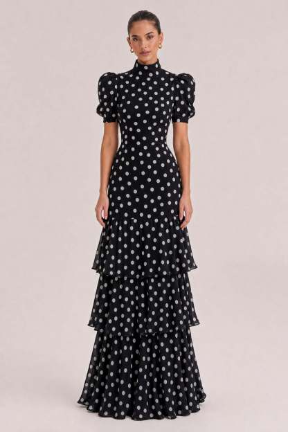 Retro Princess Multi-Layer Maxi Cake Dress