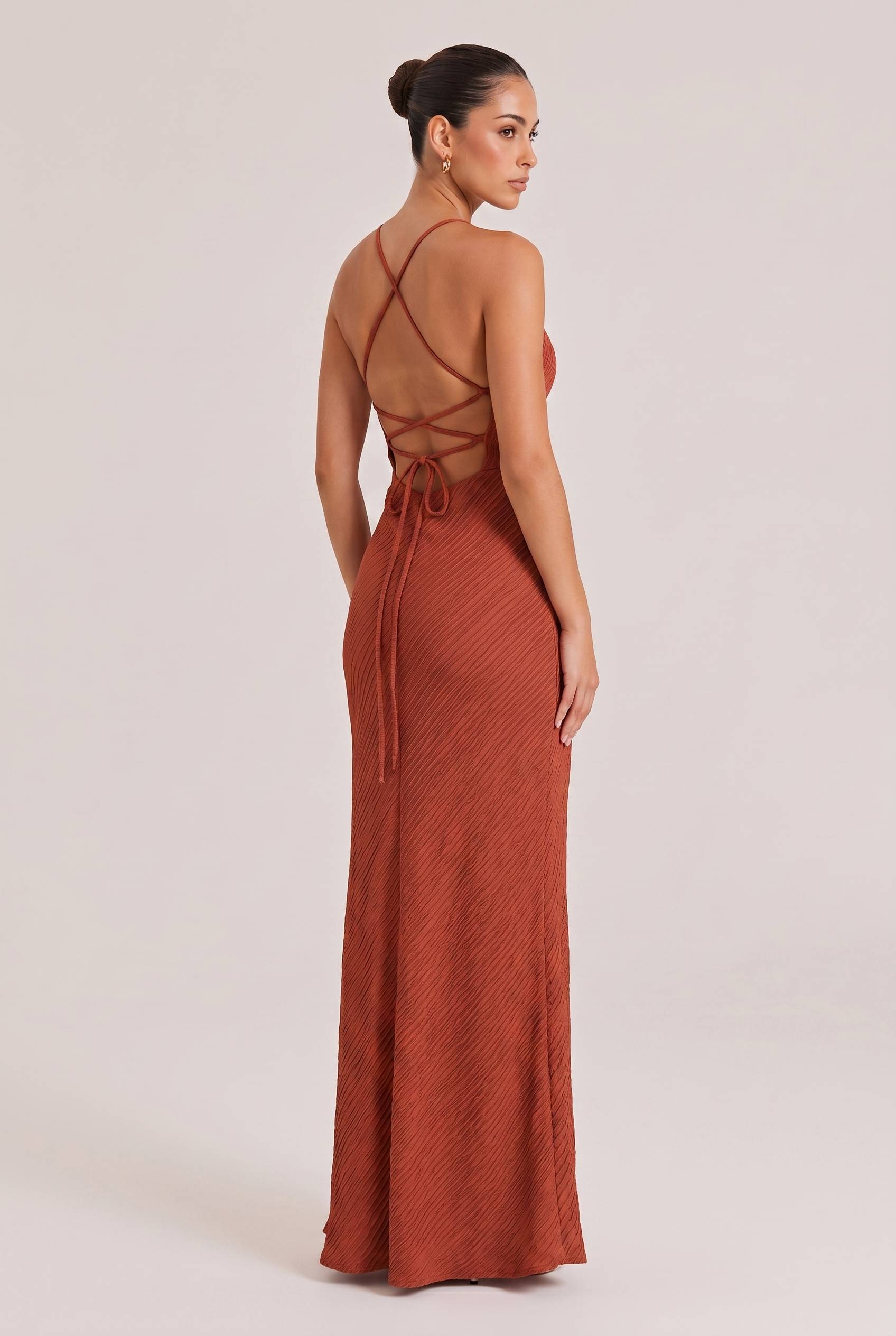 Elegant Sexy Backless Lace-Up Party Maxi Dress