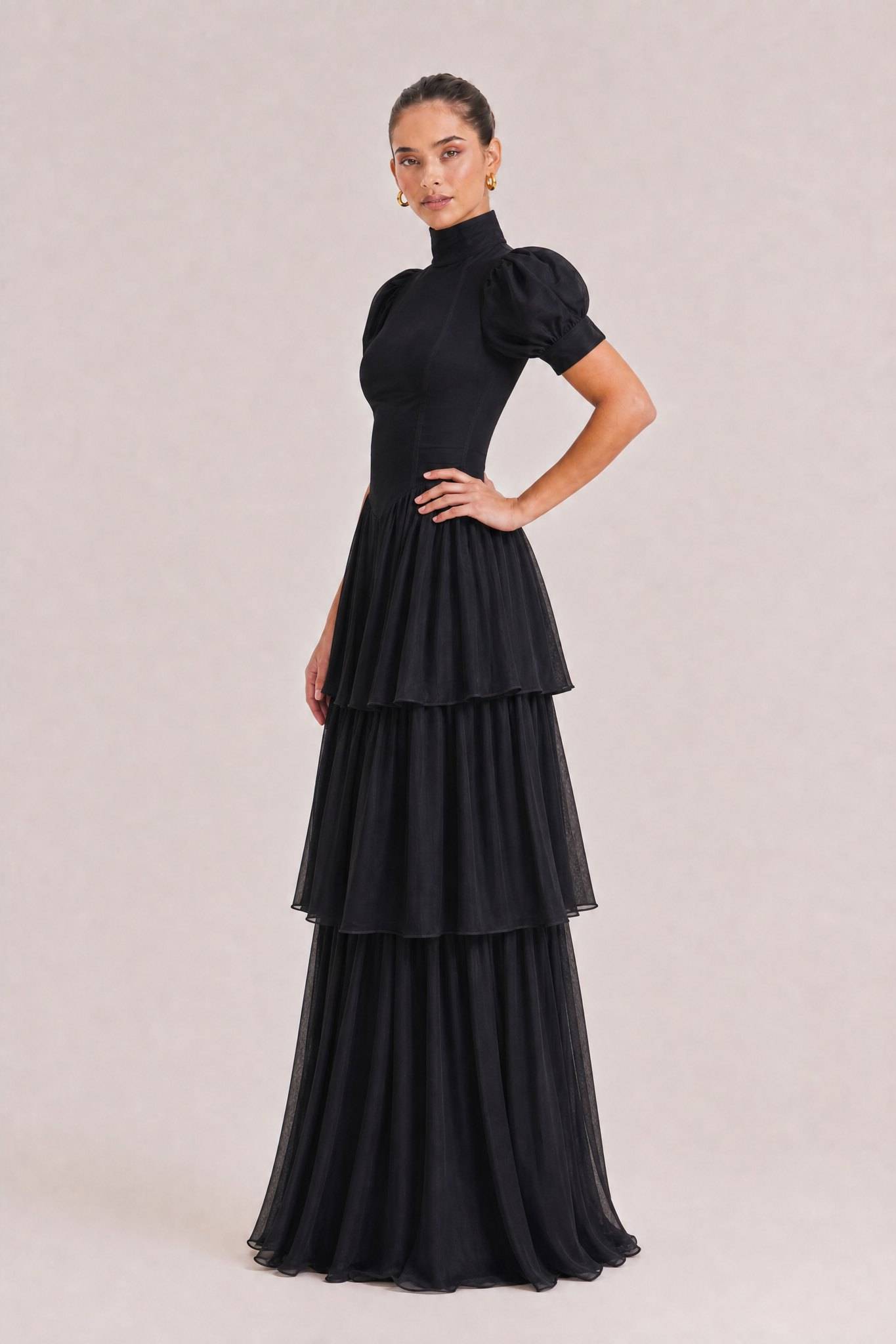 Retro Princess Multi-Layer Maxi Cake Dress