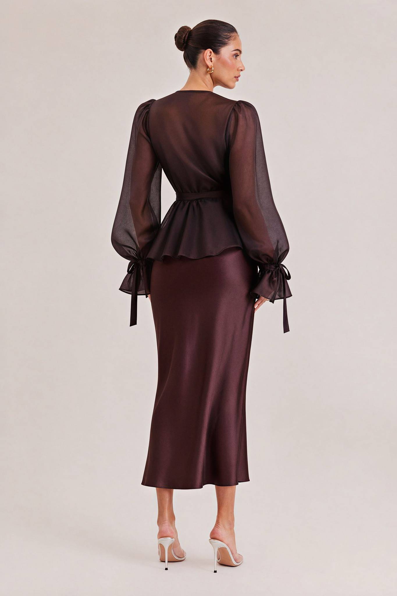 Tulle Shirt Sling Dress And Belt Set