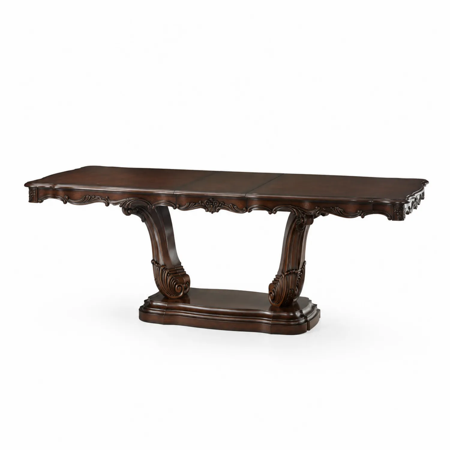 Table à manger en bois acajou massif 200x95x75 cm