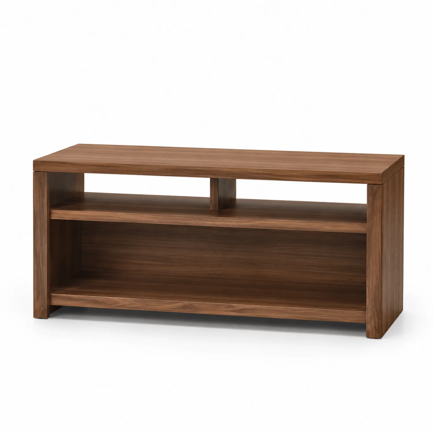 Meuble TV en bois Marron 110x40x45 cm