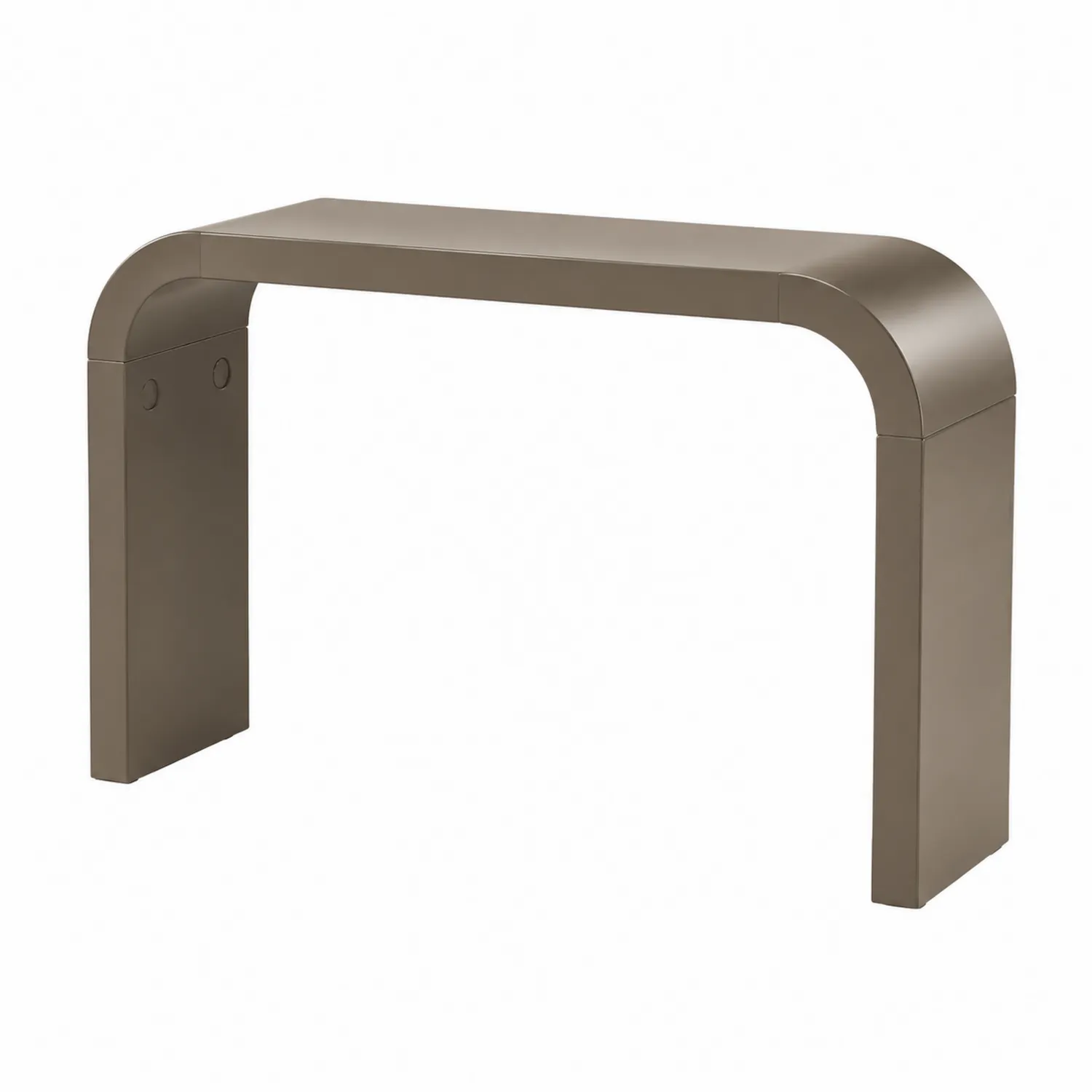 Console en métal Marron 120 cm