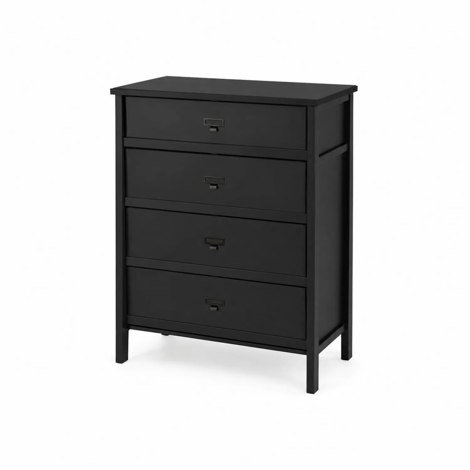 Commode en métal noir 4 tiroirs