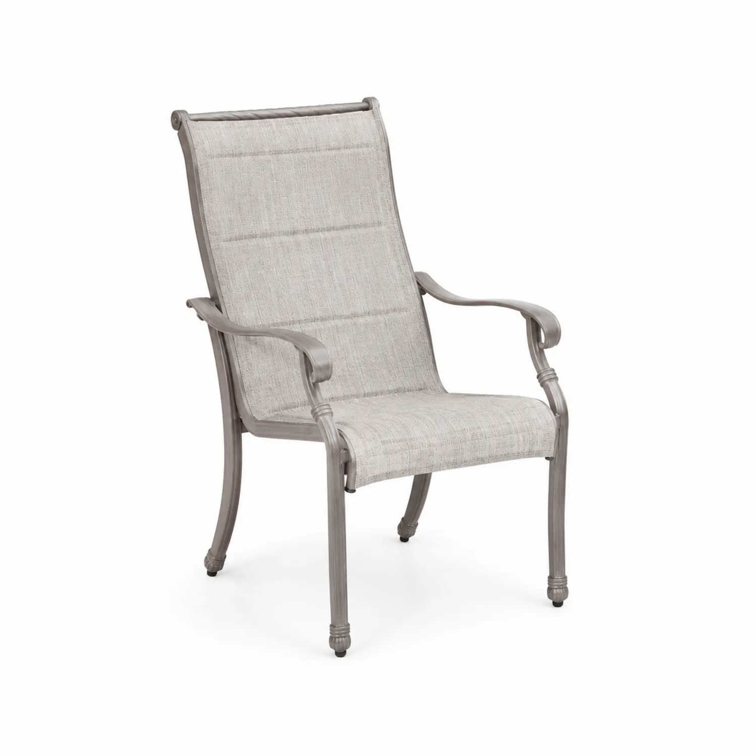 Fauteuil de jardin en aluminium avec tissu textilène