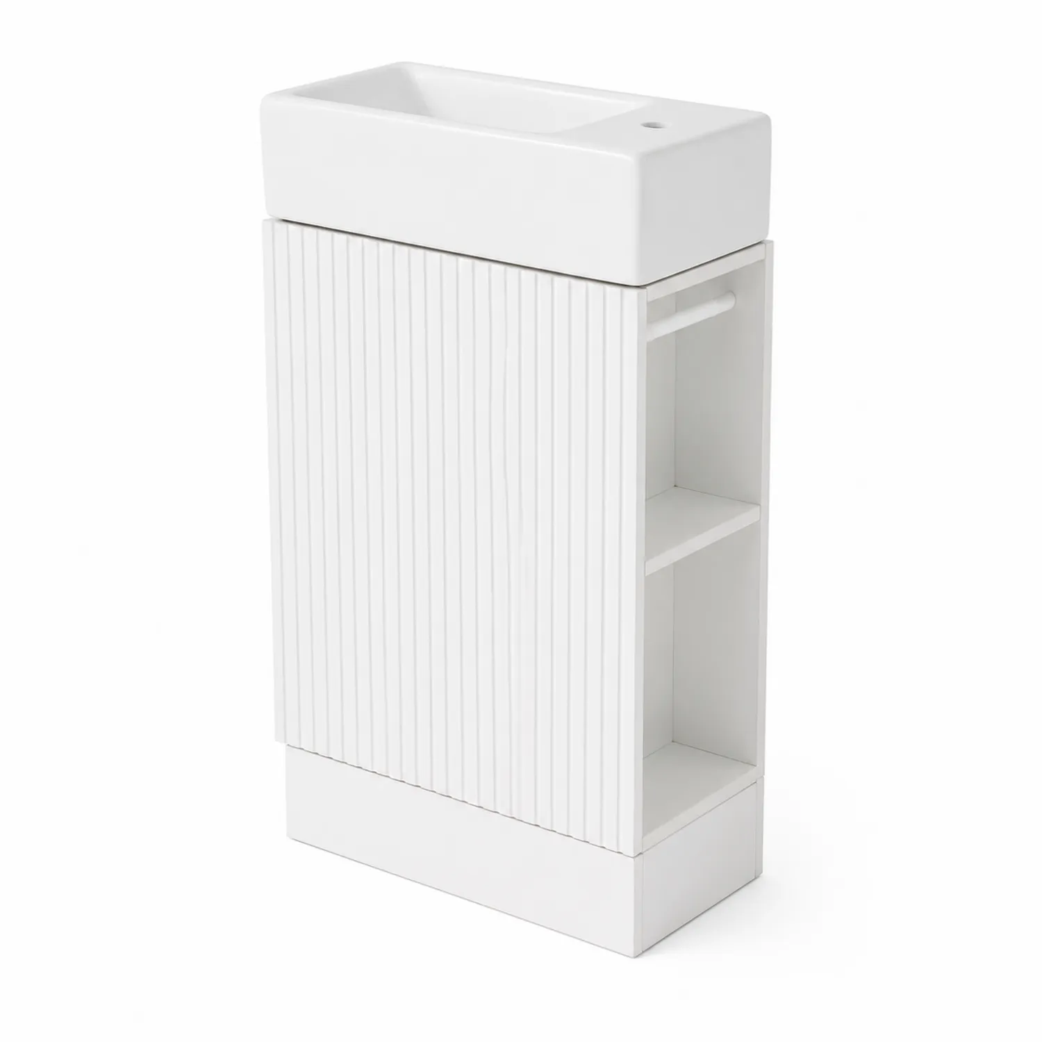 Meuble lavabo en MDF avec lavabo en céramique