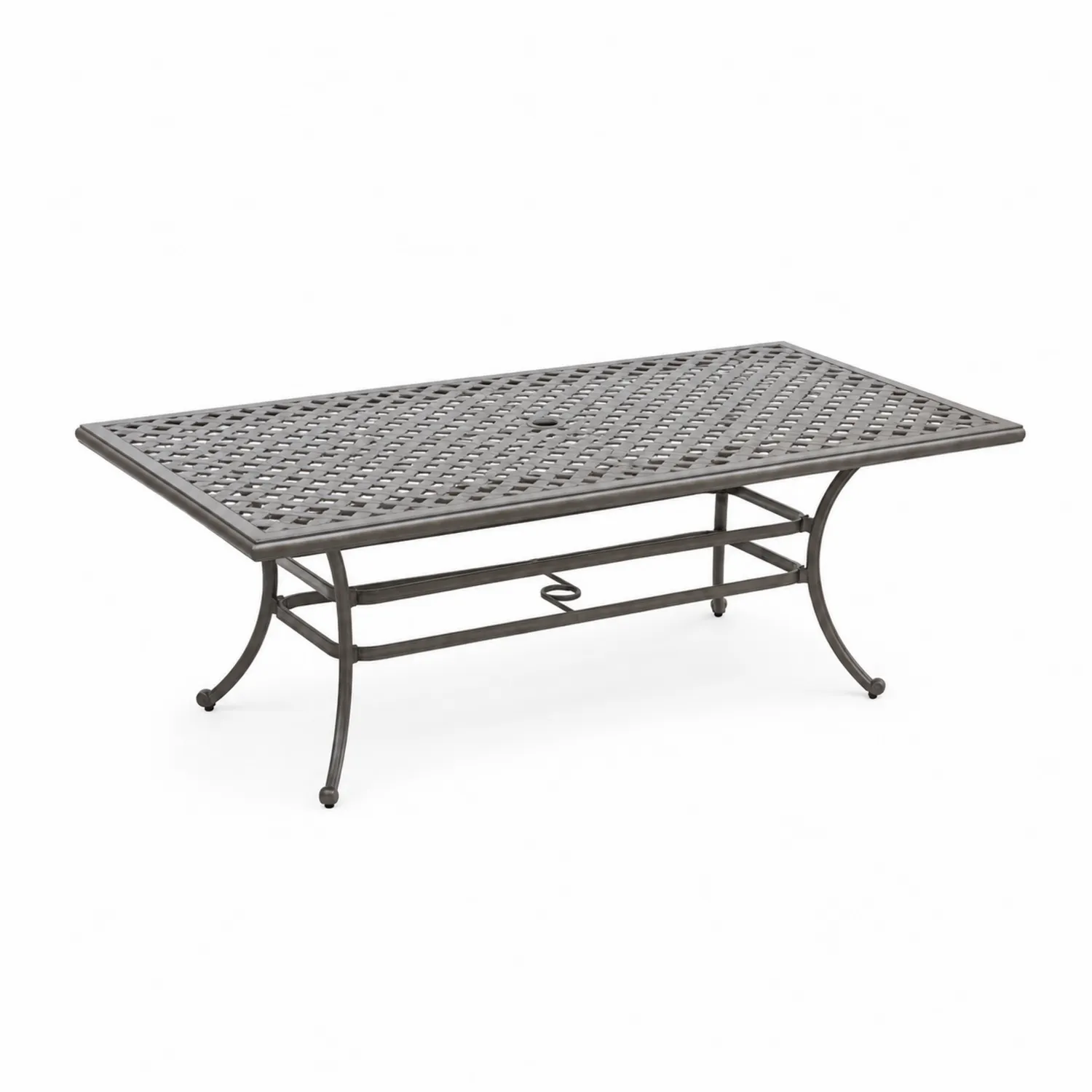 Table de jardin en fer forgé Noir 150x90x72cm-norqironix
