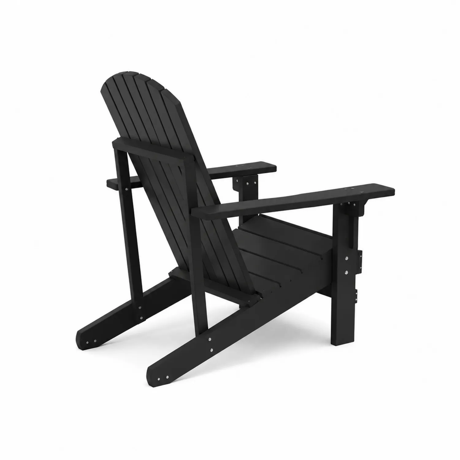 Chaise Adirondack en bois Noir 90x78x96 cm-norqironix
