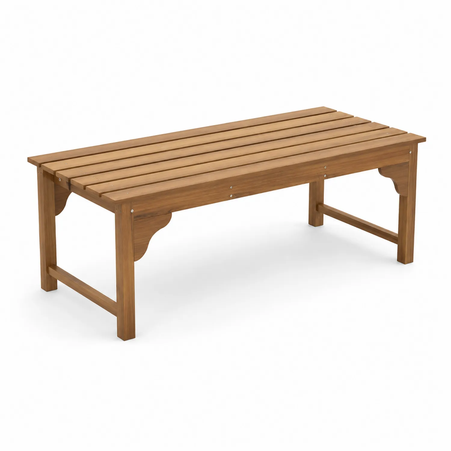 Banc en bois d'acacia pour extérieur 120x40x45 cm-Vexlitorin