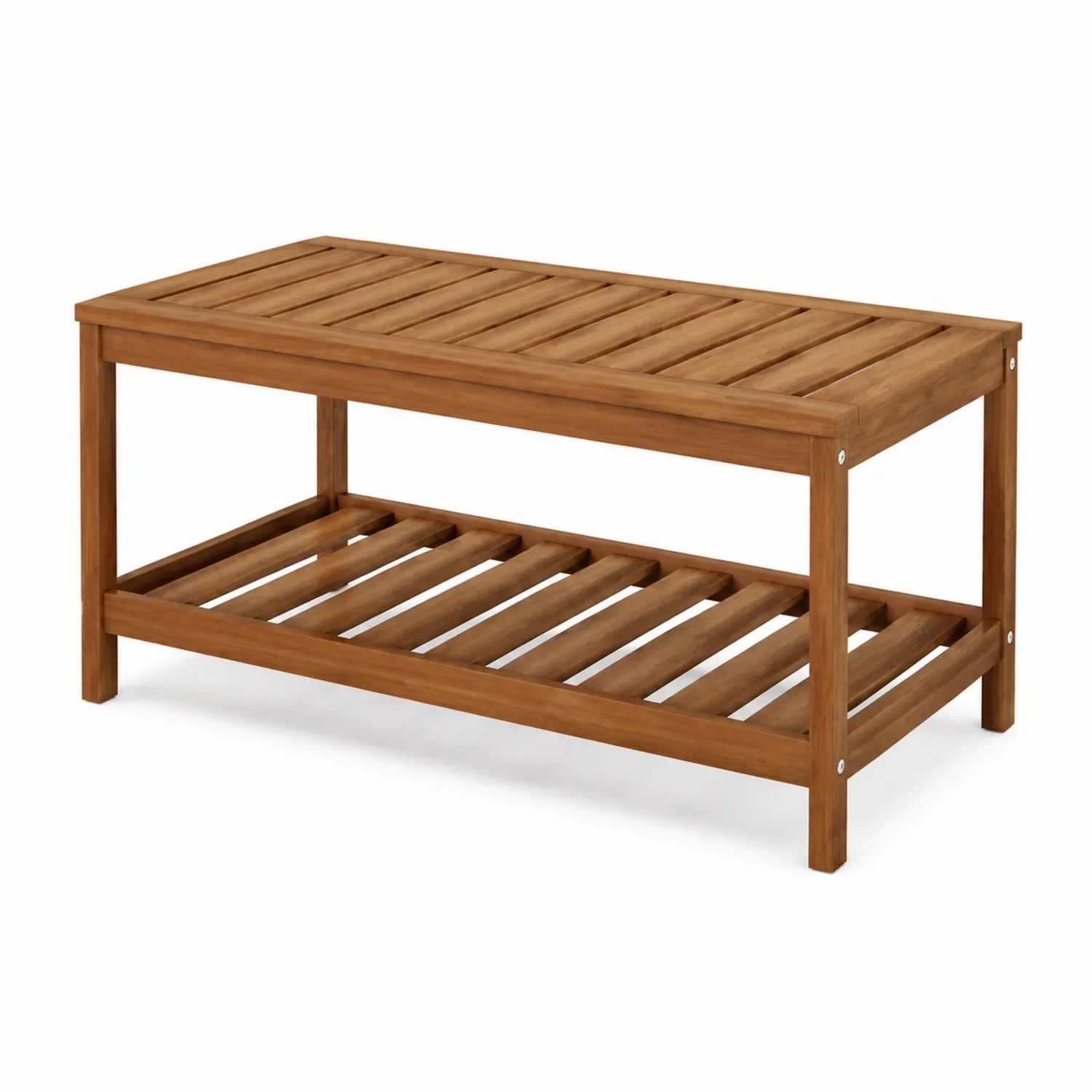 Table basse de jardin en bois d'acacia-Vexlitorin