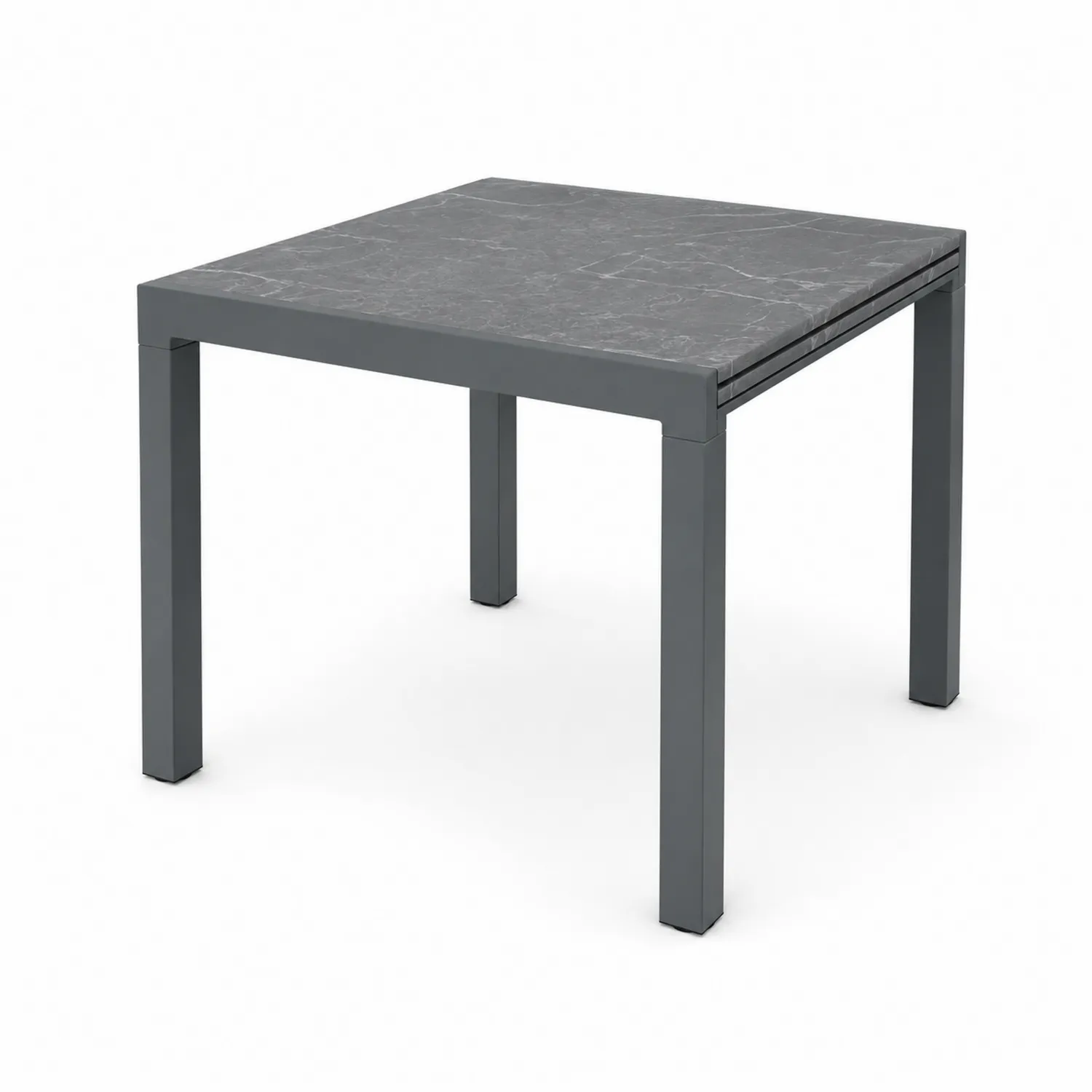 Table carrée en aluminium et céramique-Vexlitorin