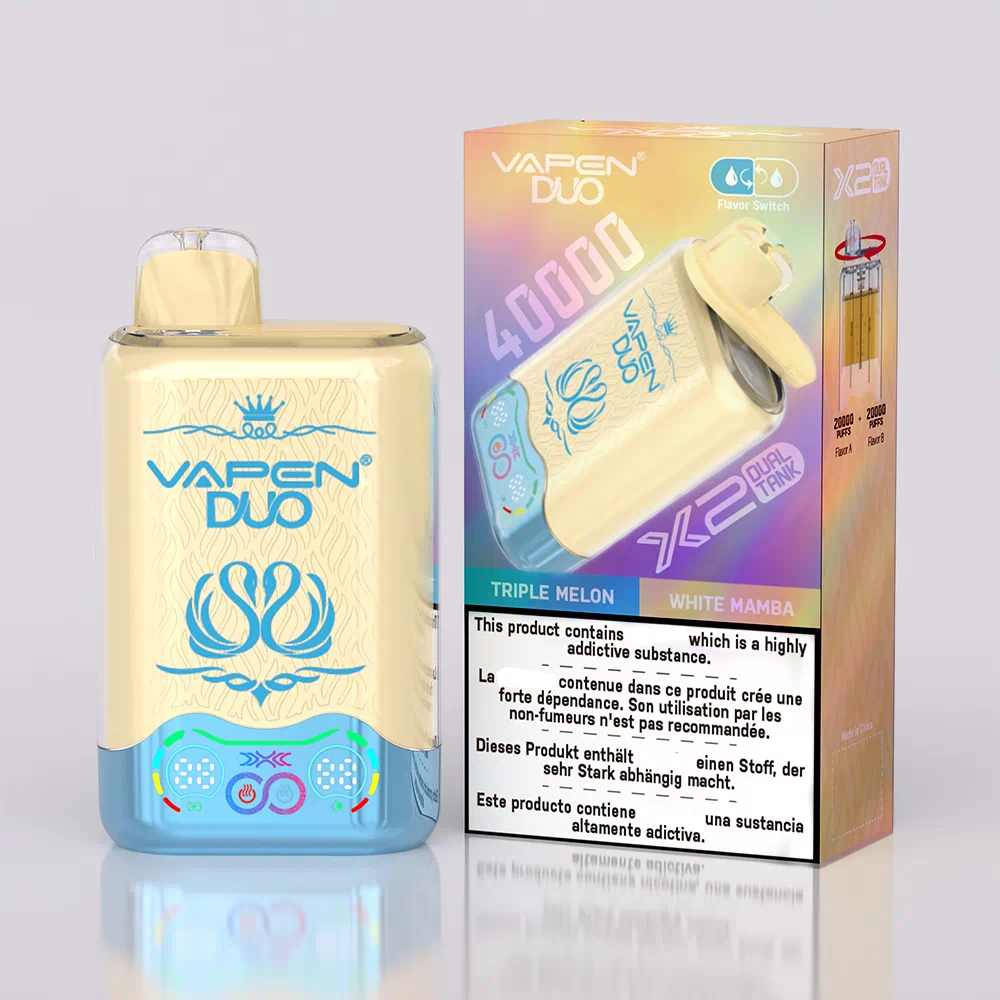 VAPEN DUO 40000 Puffs - Triple Melon & White Mamba