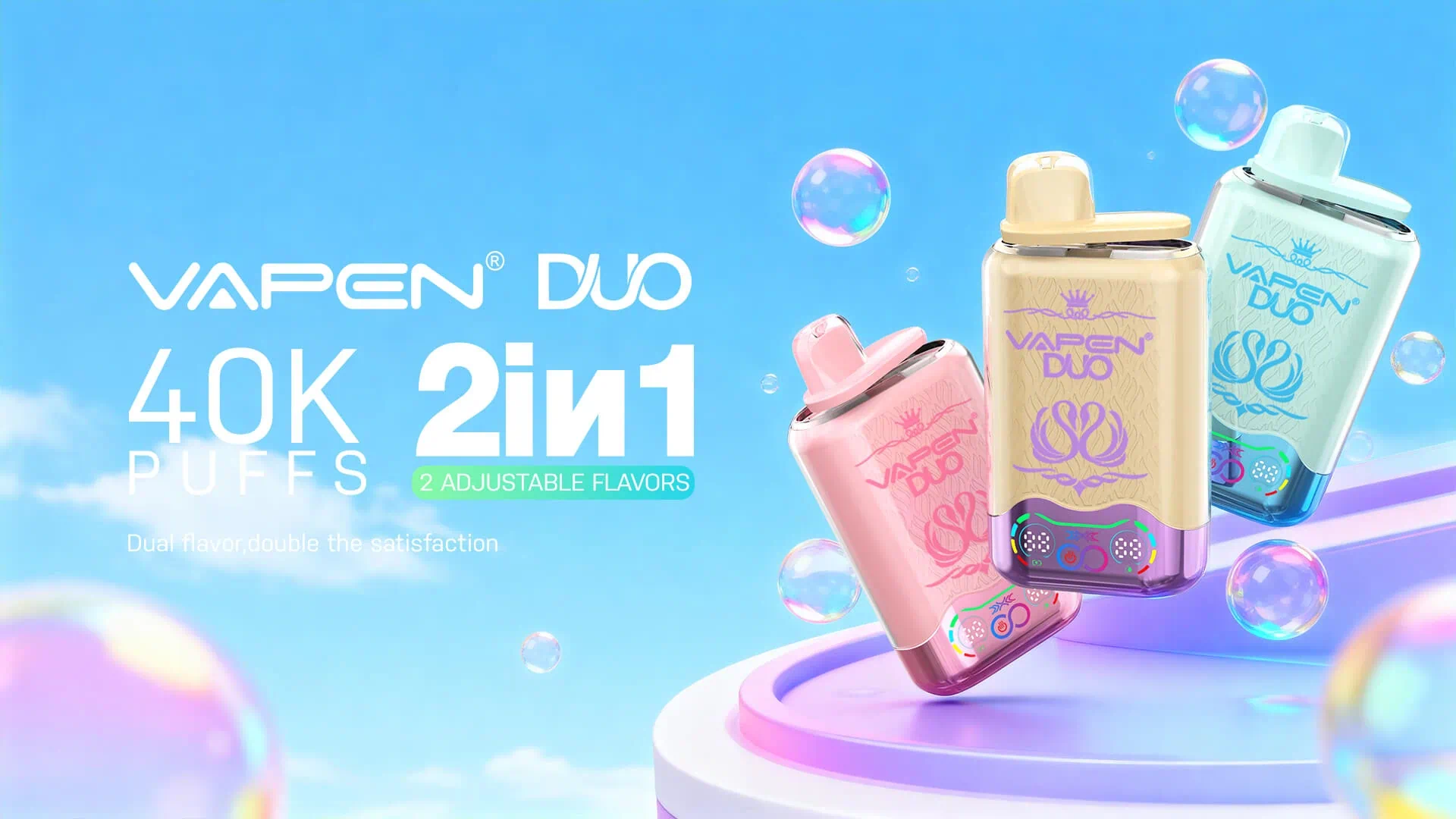 Vapen Duo 40000 okos kijelzős p&aacute;rologtat&oacute; fekete pitaja diz&aacute;jn