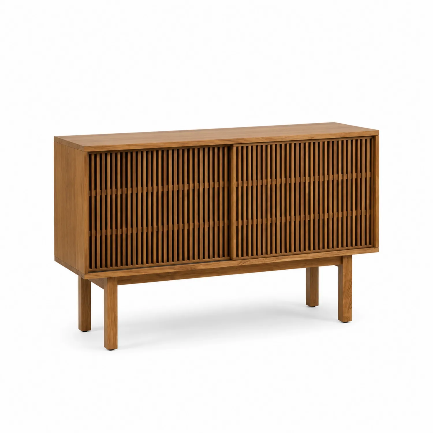 Aparador de Madera de Teca con Puertas Correderas-Skandiformco