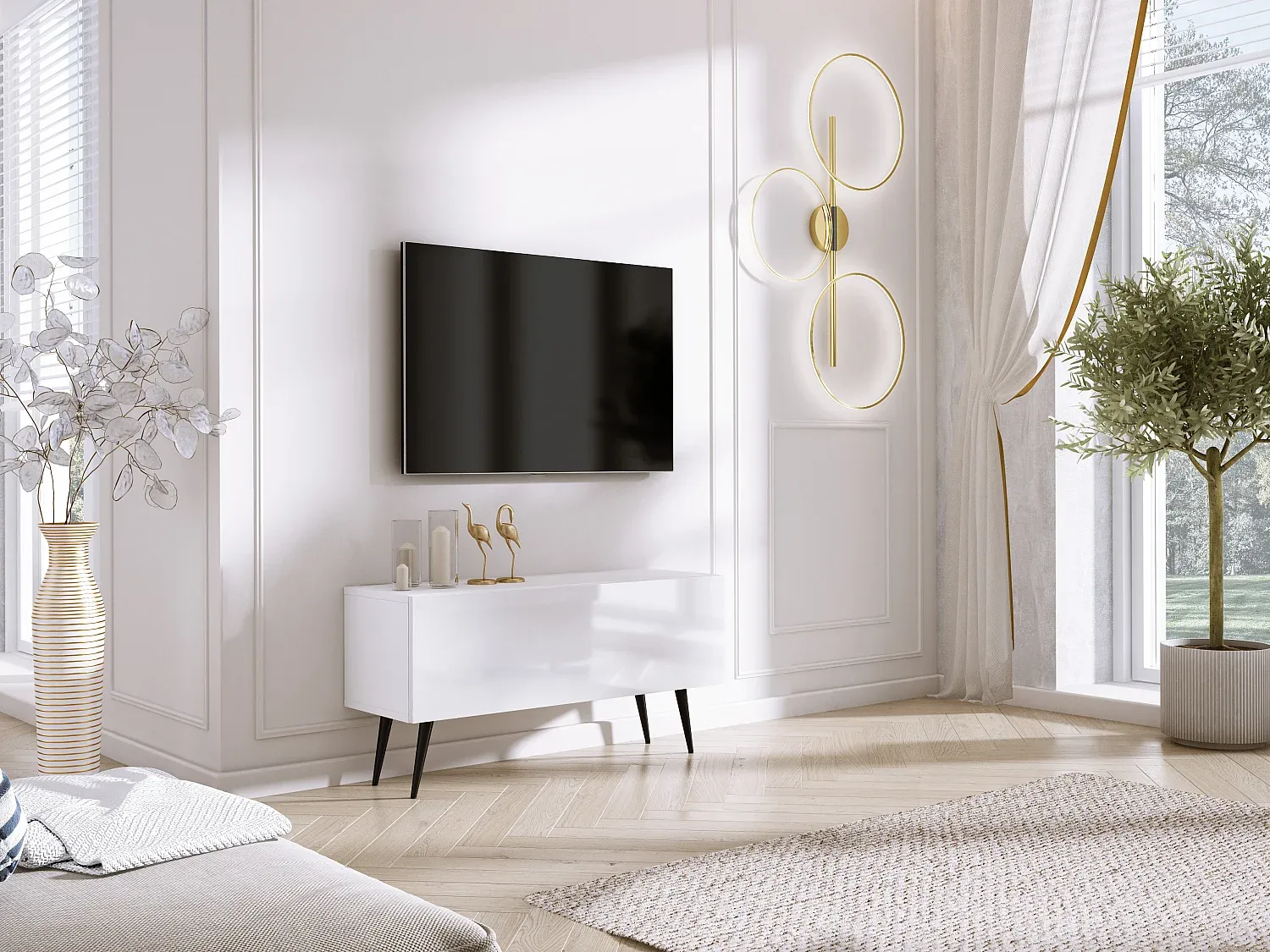 Wohnzimmer und Flur,Wohnzimmermöbel,TV-Board-Furniilume