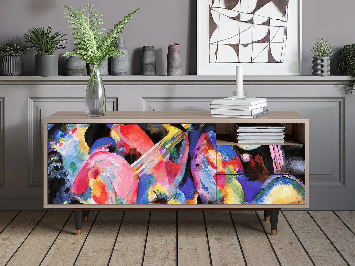 Wohnzimmer und Flur,Wohnzimmermöbel,TV-Board-Furniilume