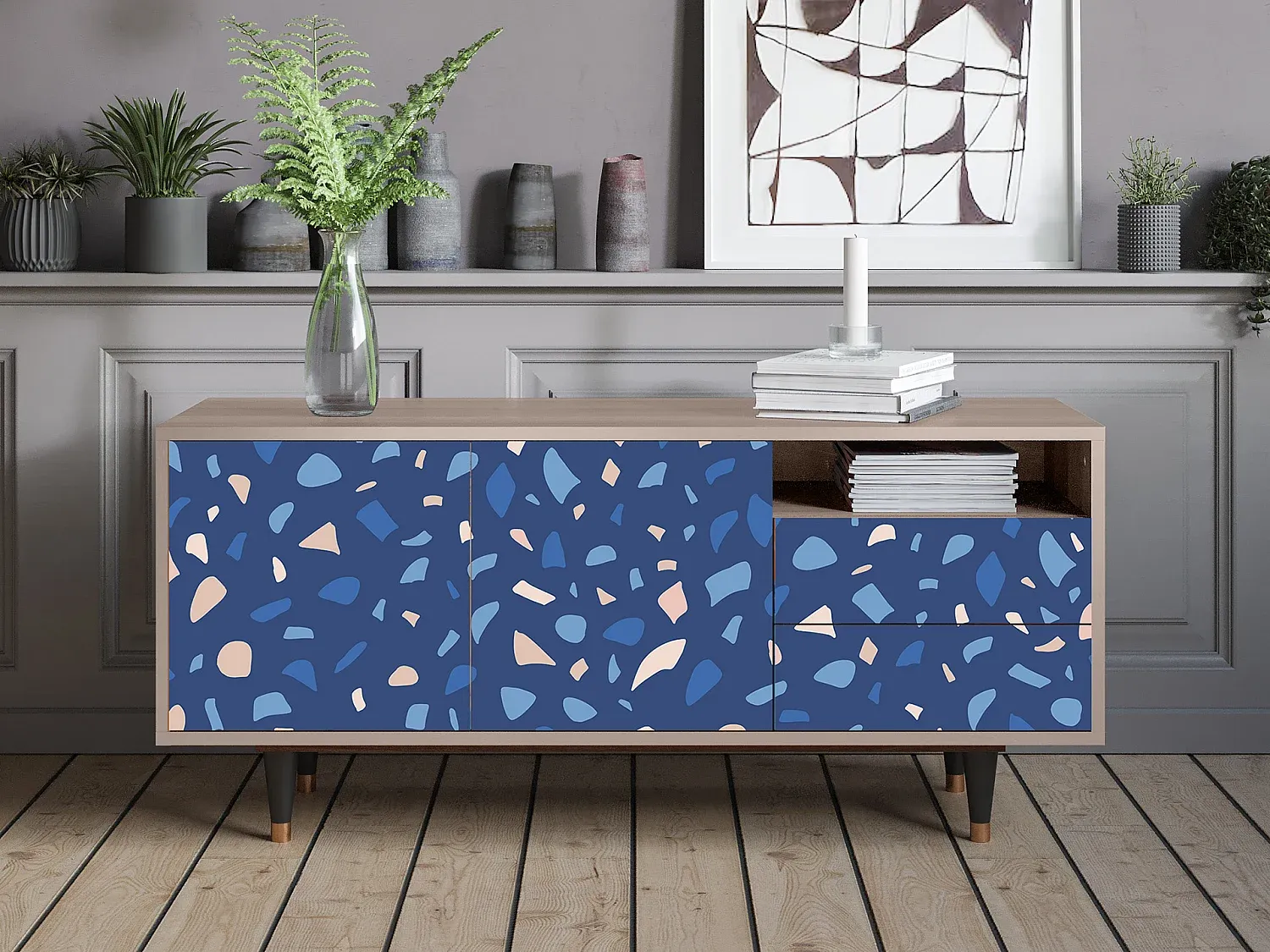 Wohnzimmer und Flur,Wohnzimmermöbel,TV-Board-Furniilume