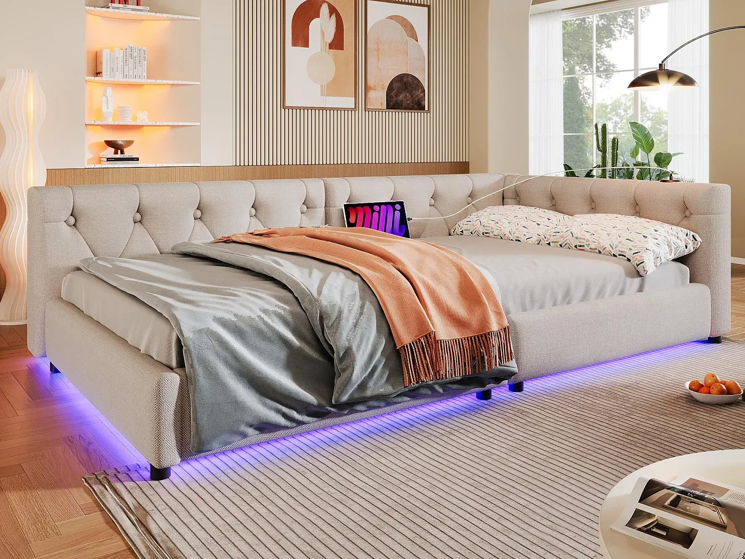 Schlafzimmer,Bereich Bett,Sofabett-Furniilume