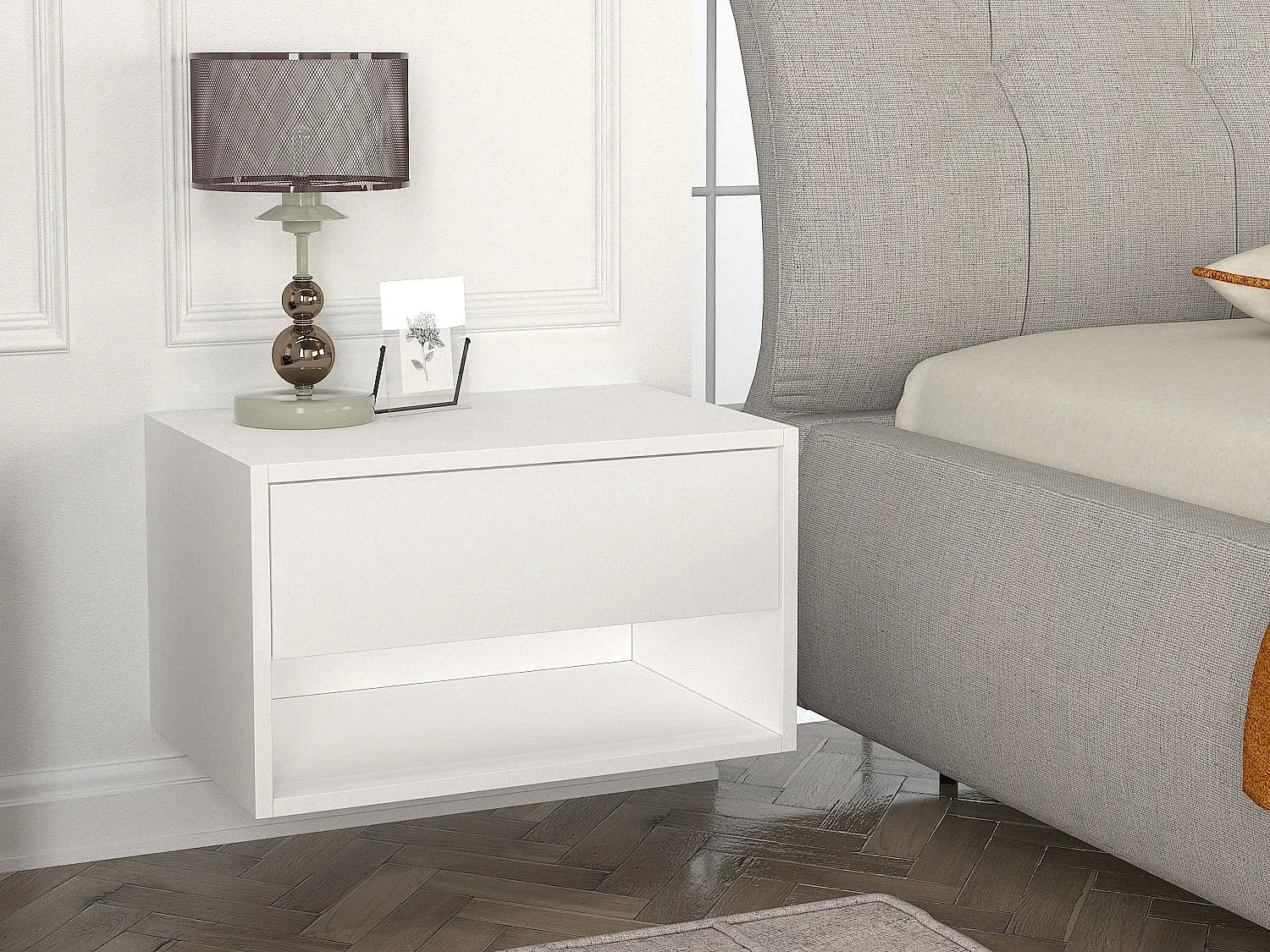 Schlafzimmer,Schlafzimmermöbel,Nachttisch-Furniilume