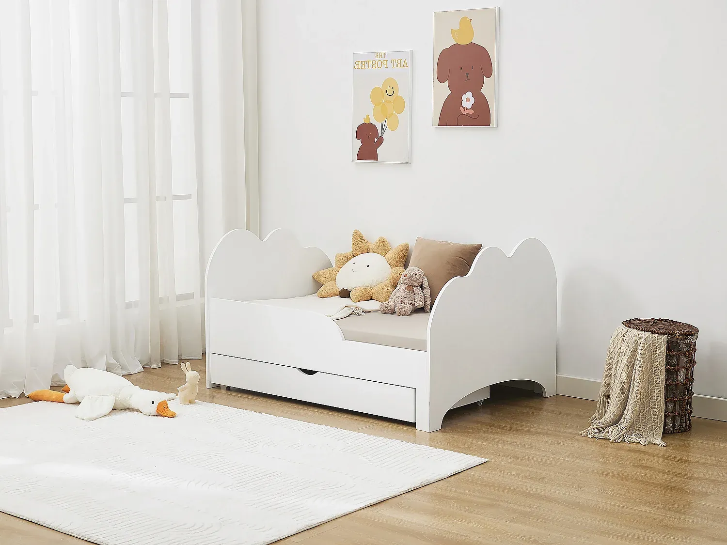 Schlafzimmer,Bereich Bett,Mitwachsendes Kinderbett-Furniilume